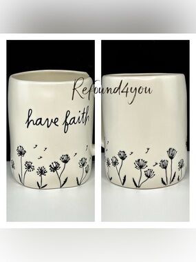 Rae Dunn - 'Have Faith' Inspired Ceramic Mug. NWT.